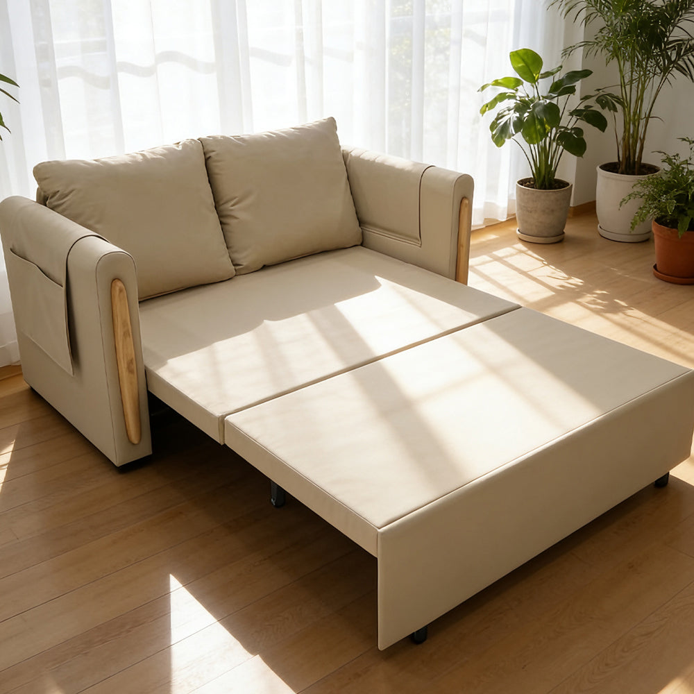 Sleek Convertible Sofa Bed
