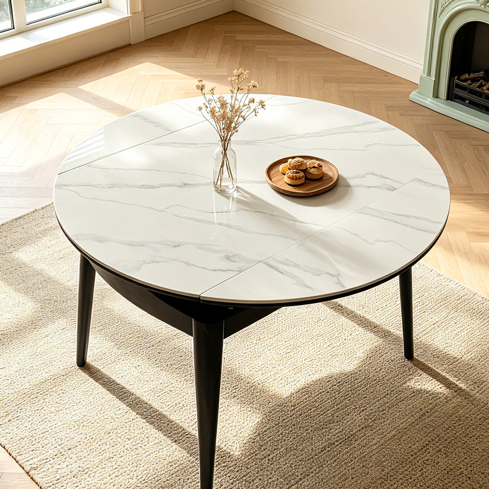 Expandable Dining Table With Slate Top