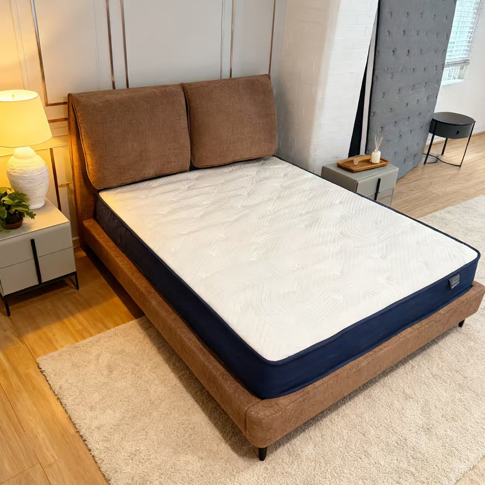 Chenille Elephant Ear Bed Frame