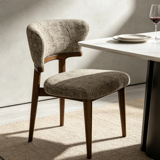 Upholstered Fabric Dining Chair