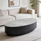 Oval Shaped Coffee Table