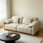 Retro-style Leather Elephant Ear Sofa