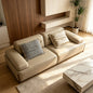 Modern Minimalist Beige Leather Sofa 2.7M