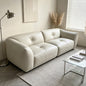 Cream Leather Sofa 2.8M