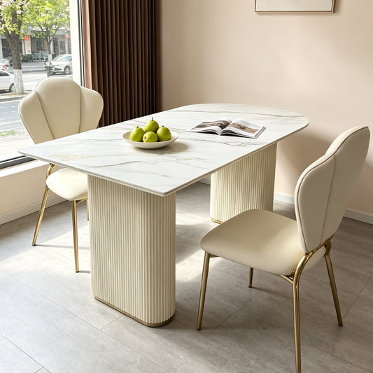 Cream-style Luxury Island Dining Table