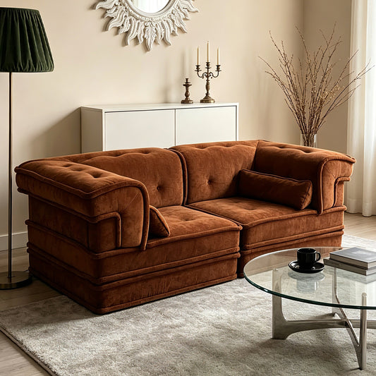 Chenille Modular Sectional Sofa