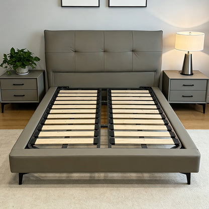 Leather Upholstered Bed Frame