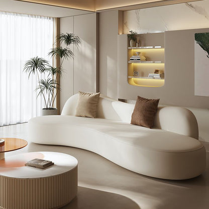 Cozy Cat Ear Shaped Curved Sofa