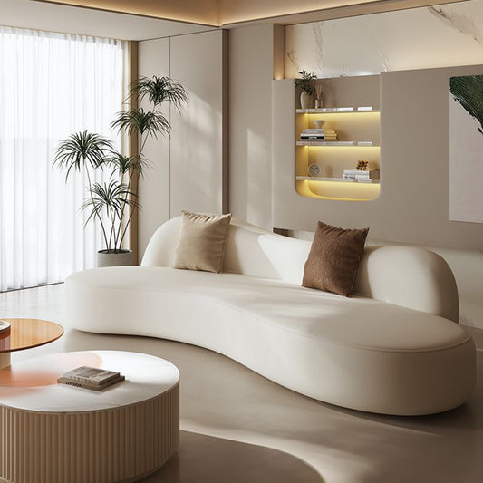 Cozy Cat Ear Shaped Curved Sofa