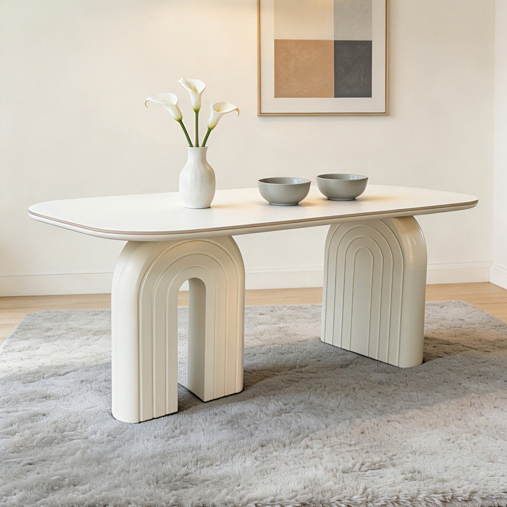 Modern White Dining Table