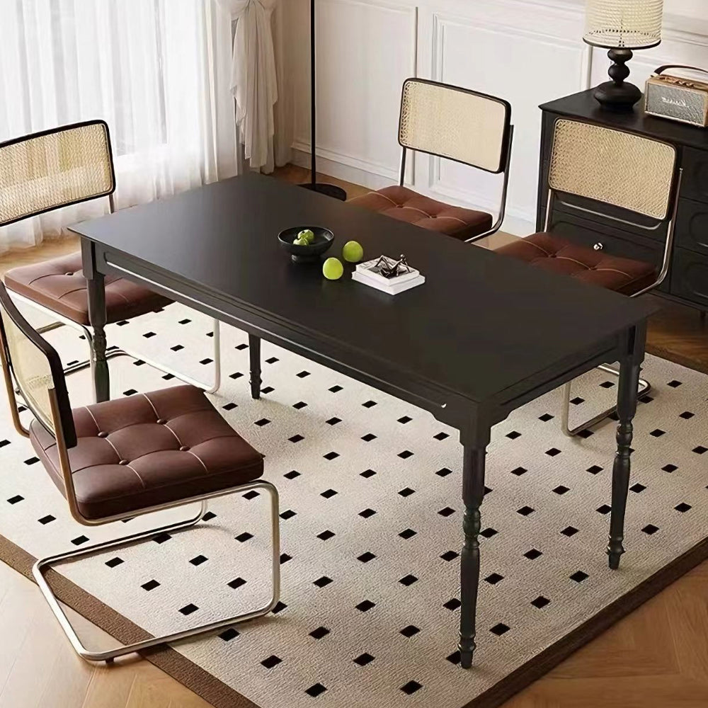 Elegant Black Dining Table