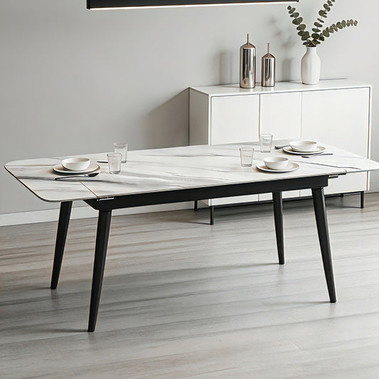 Reconfigurable Stone Slab Dining Table