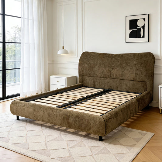 Chanel Chenille Bed Frame
