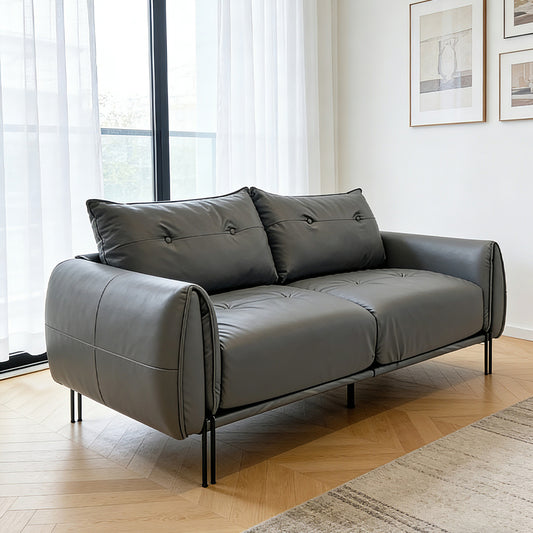 2.2M High-Leg Tech Cloth Straight Sofa