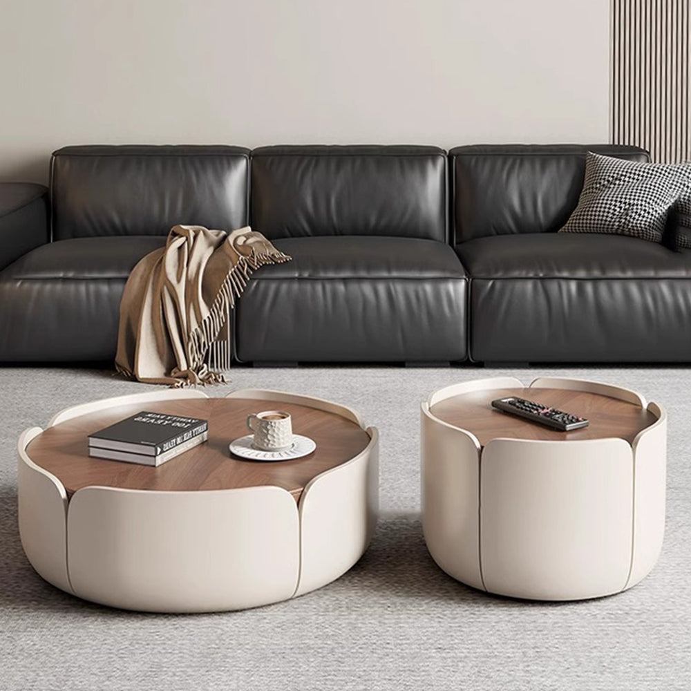 Vintage Round Petal Coffee Table