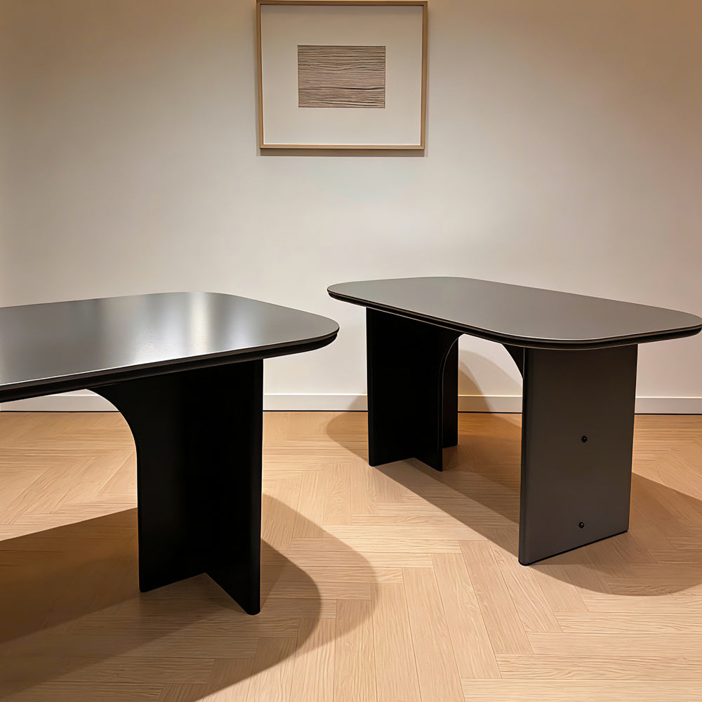 Modern Black Dining Table