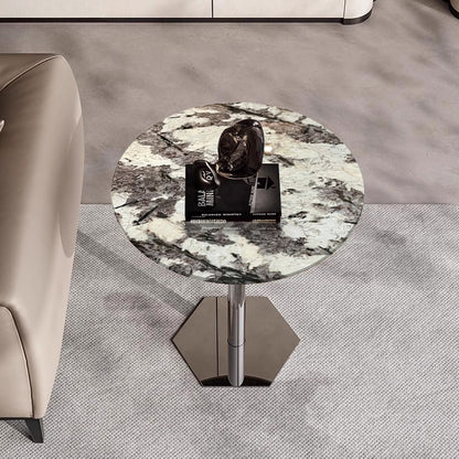 Natural Marble Stainless Steel Leg Cabinet