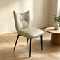 Modern Upholstered Dining Chair with Curved Backrest