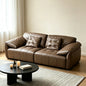 Retro-style Leather Elephant Ear Sofa