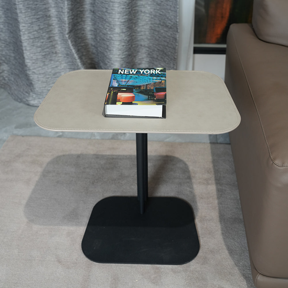 Versatile Orange/Grey Saddle Leather Cabinet