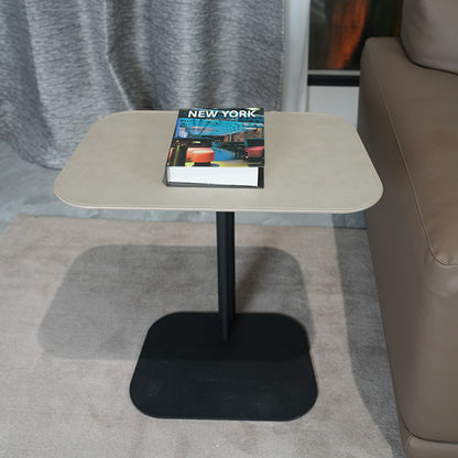 Versatile Orange/Grey Saddle Leather Cabinet