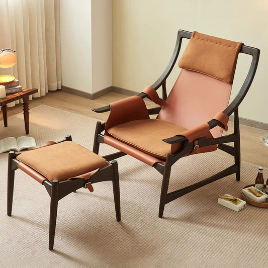 Leisure Lounge Chair with Ottoman