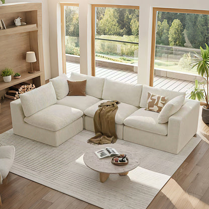 L-Shaped Couch Sectional Sofa