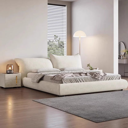 Chenille Floral Velvet Bed Frame