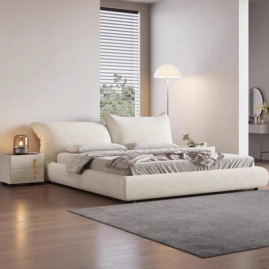 Chenille Floral Velvet Bed Frame