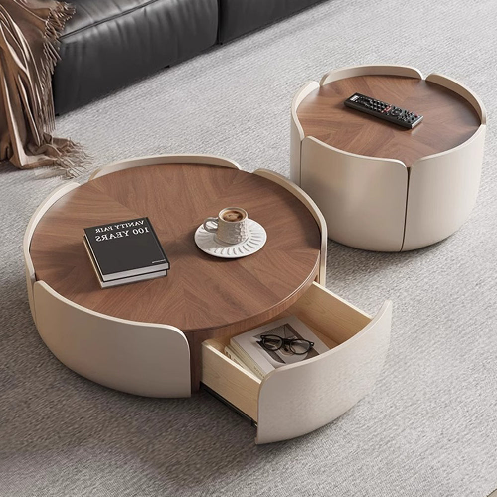 Vintage Round Petal Coffee Table