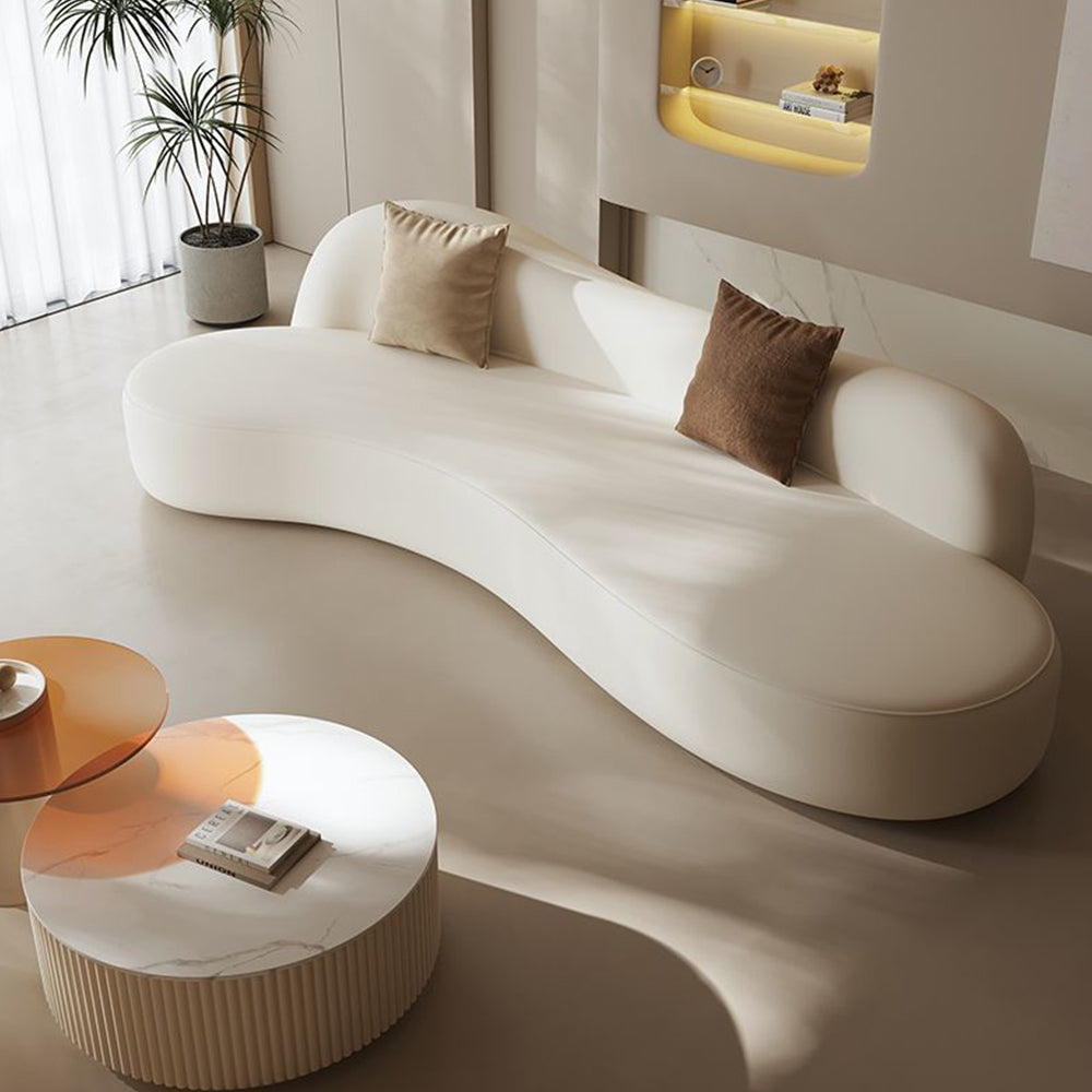 Cozy Cat Ear Shaped Curved Sofa