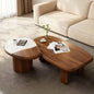 Split Design Wooden Coffee Table