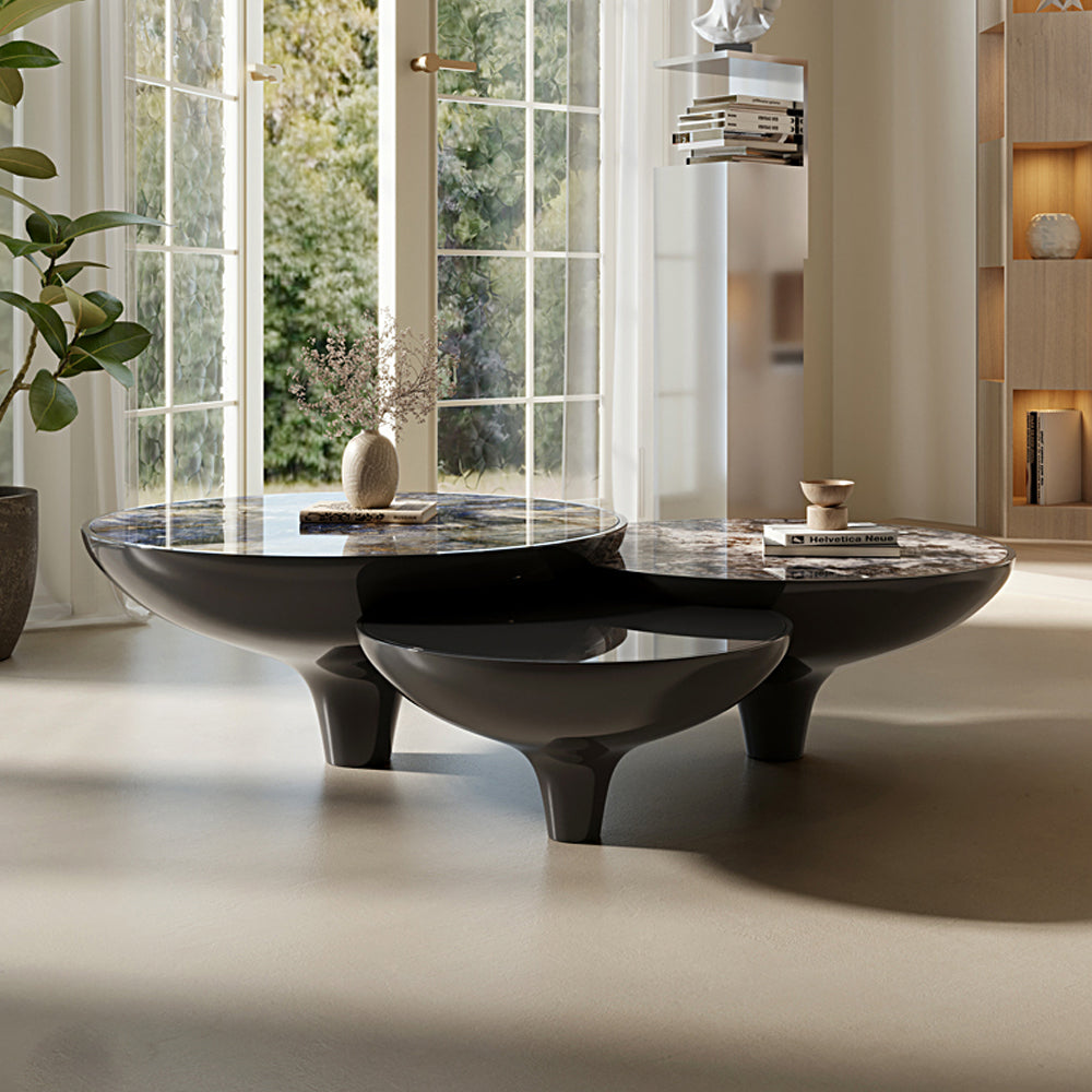 Unique Oval  Coffee Table