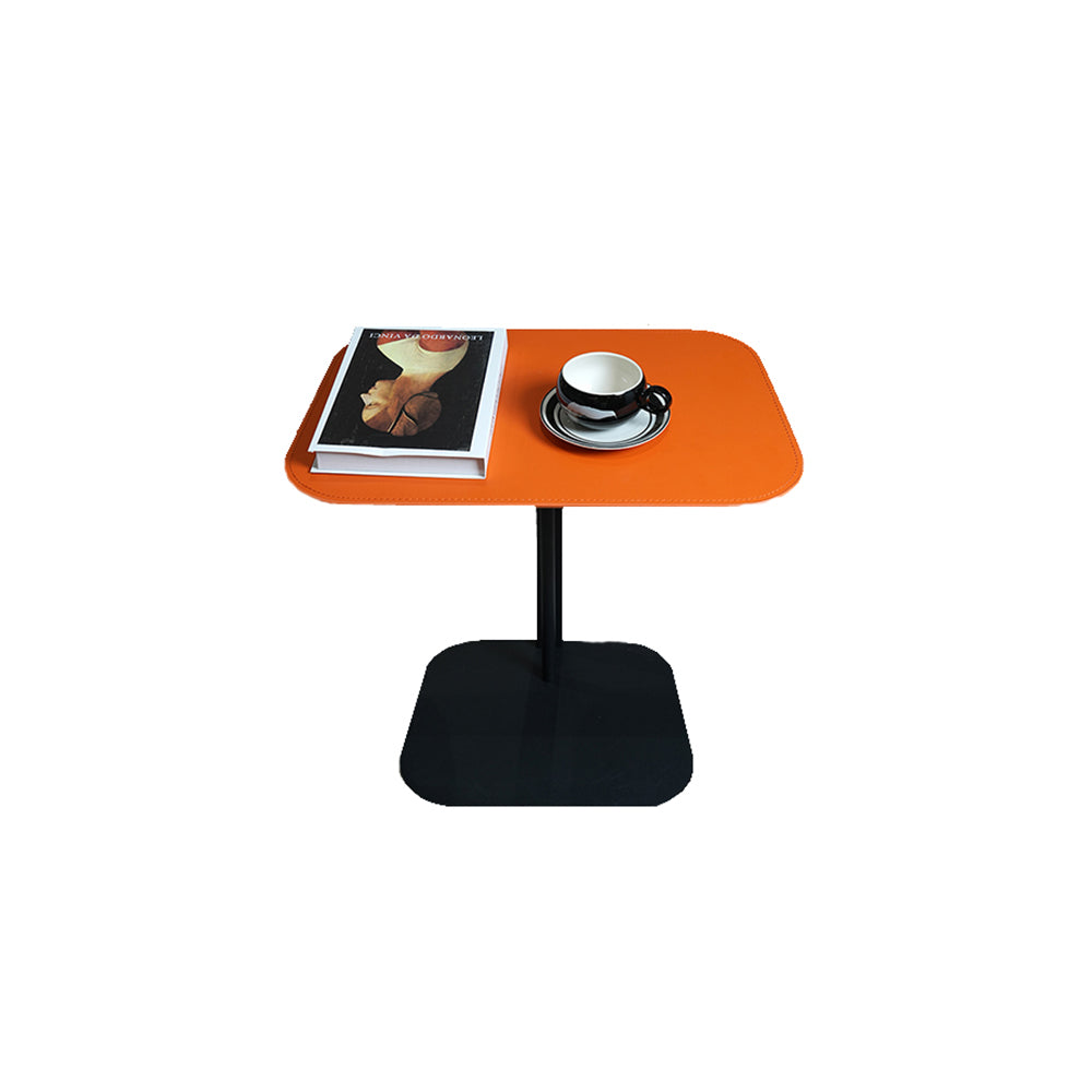 Versatile Orange/Grey Saddle Leather Cabinet