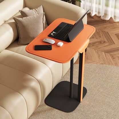 Versatile Orange/Grey Saddle Leather Cabinet