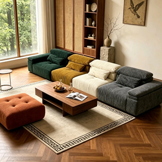 Modular Chenille Sectional Sofa