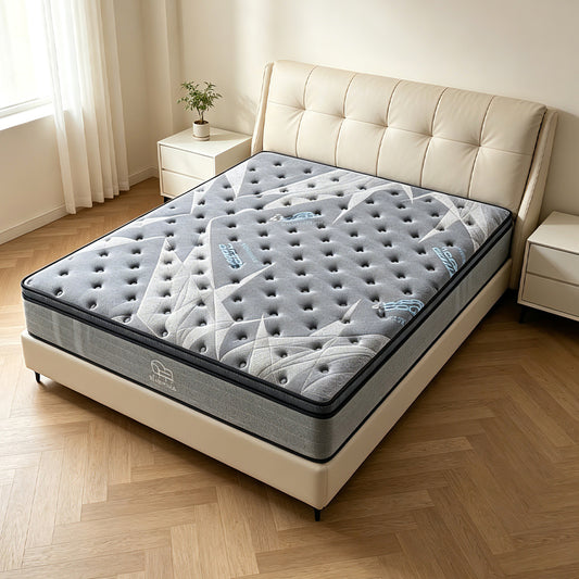 Upright 3-Sided Compressible & Roll Packed Mattress/QUEEN