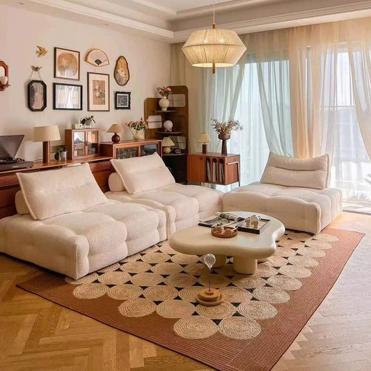 Modular Cube Chenille Sofa