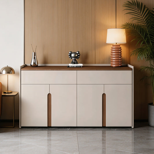 Modern Storage Sideboard With Wooden Top