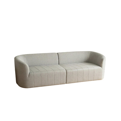 Straight-line Linen Fabric Sofa
