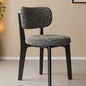 Velvet Fabric Dining Chair with Solid Wood Frame