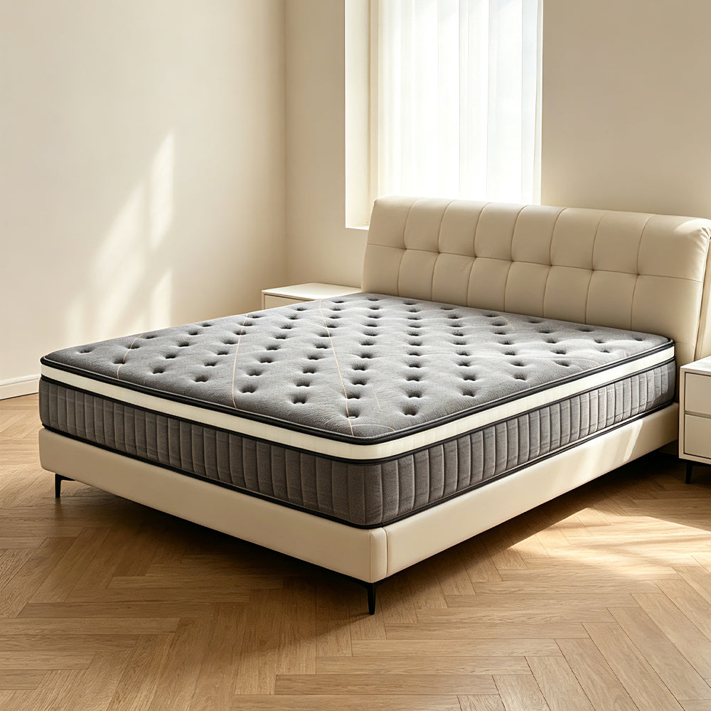 Grey Knitted Fabric Soft Mattress/Queen