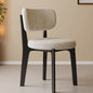 Velvet Fabric Dining Chair with Solid Wood Frame
