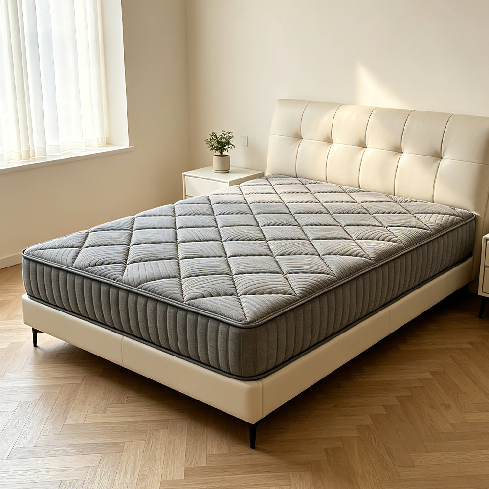Dark Grey Knitted Fabric Hard Mattress