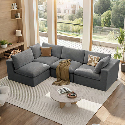 L-Shaped Couch Sectional Sofa