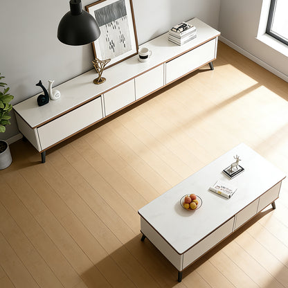 Nordic Elegance TV Stand and Coffee Table Set