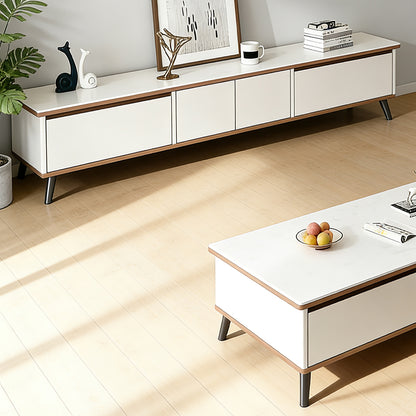 Nordic Elegance TV Stand and Coffee Table Set