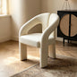 Modern Curved Lounge Armchair