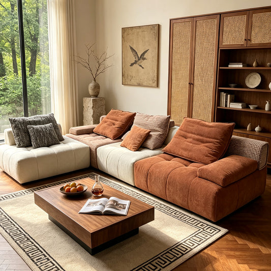 Modular L-Shaped Sectional Sofa