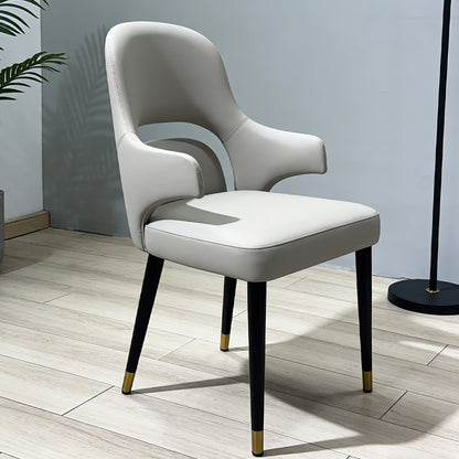 Hugging-style PU Leather Dining Chair